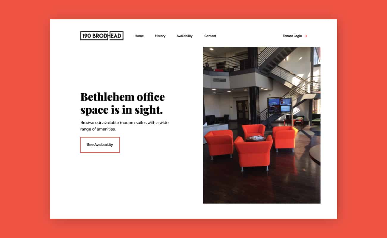 190 Brodhead Web Mockup
