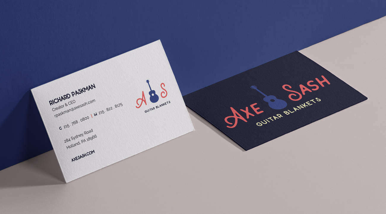 Axe Sash Business Card
