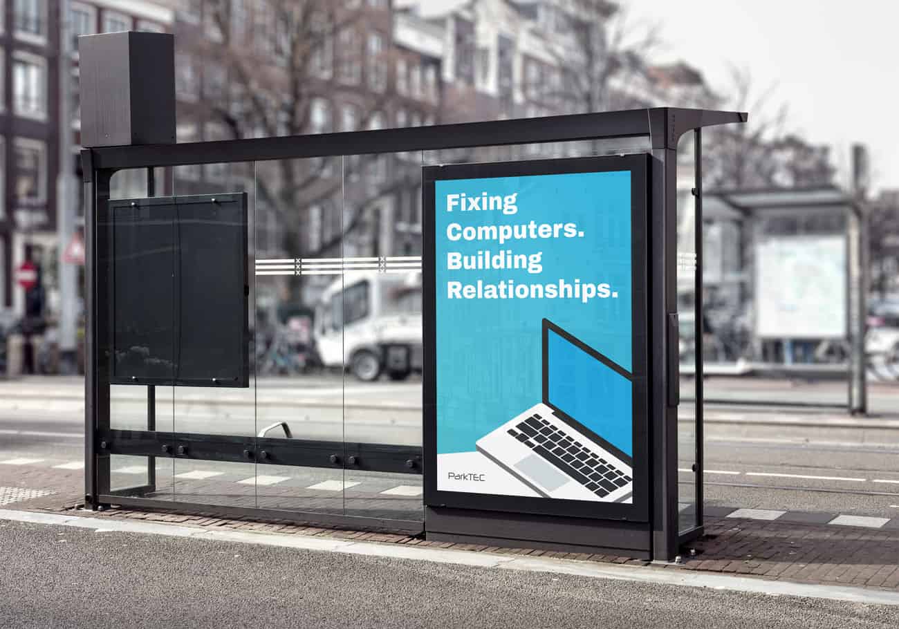 ParkTec LLC Bus Stop Sign